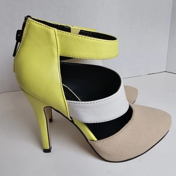 Call It Spring Yellow Strap Heels - Picture 2 of 14